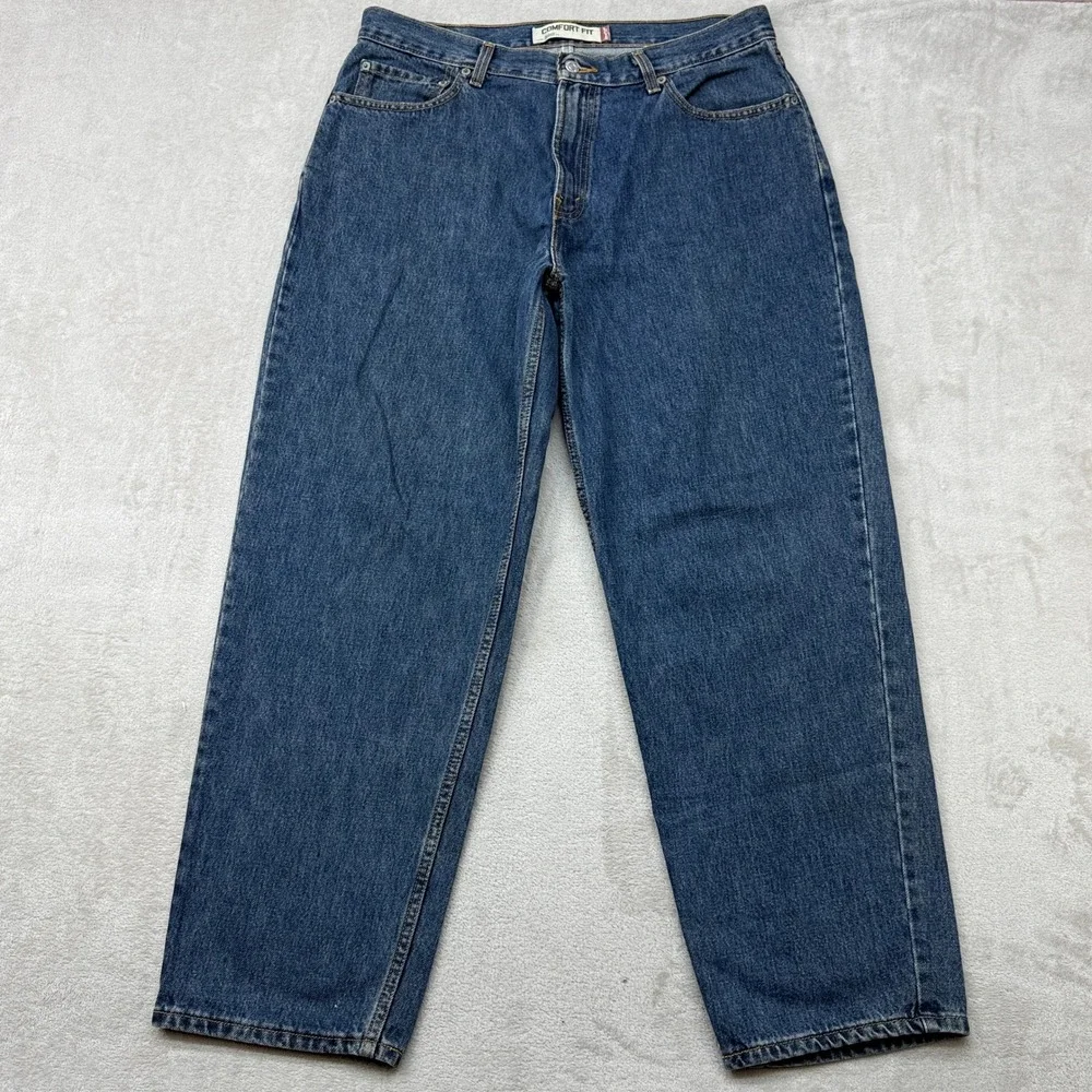 Vintage Levi's 560 Comfort Fit Jean Men 35x30 Blue Baggy Loose Tapered Denim Y2K